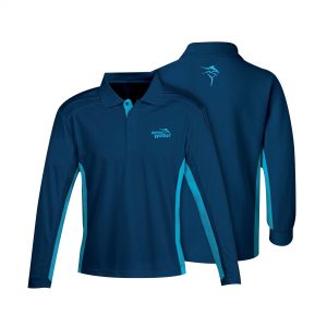 LONG SLEEVE FISHING SHIRT - EMBROIDERED LOGO'S